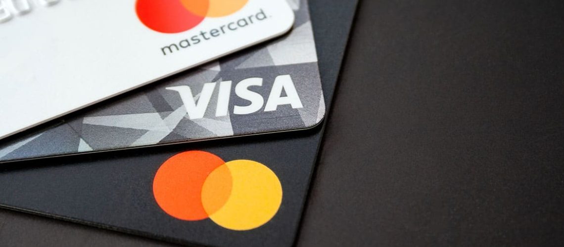 Visa and Mastercard credit card